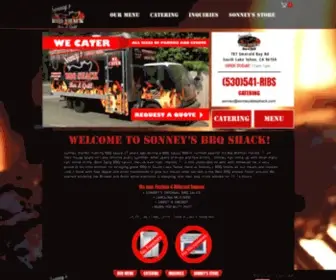 SonneysbbQshack.com(HOME) Screenshot