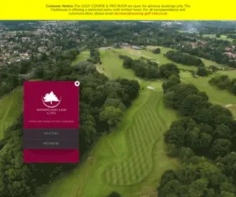 Sonning-Golf-Club.co.uk(Sonning Golf Club in Reading Berkshire) Screenshot