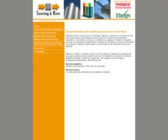 Sonntagrote.com(Importadores de materia prima en Costa Rica) Screenshot