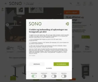 Sono.dk(Garderobeskabe, kontormøbler og indretning til lager, industri og værksted) Screenshot
