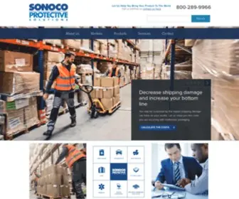 Sonocoprotectivesolutions.com(Sonoco Protective Solutions) Screenshot