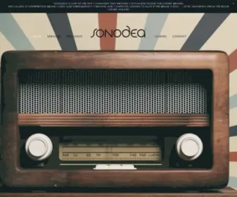 Sonodea.com(Music) Screenshot