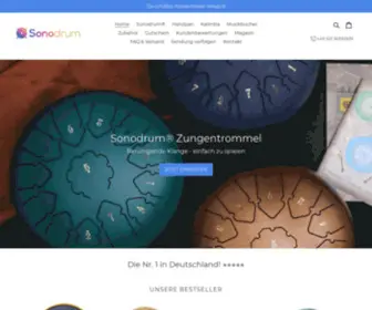 Sonodrum.net(Handgefertigte Zungentrommel aus Stahl) Screenshot