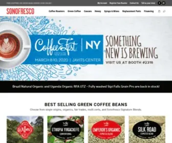 Sonofresco.com(Coffee Roasters) Screenshot