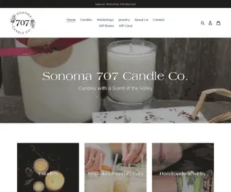 Sonoma707Candle.com(Sonoma 707 Candle) Screenshot