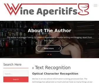 Sonomaaperitif.com(Wine Aperitifs) Screenshot