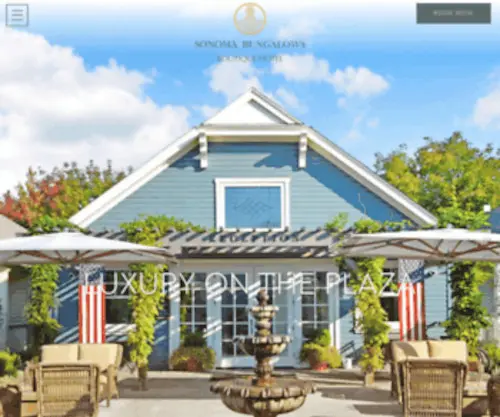 Sonomabungalows.com(Sonoma Bungalows Boutique Hotel Near Sonoma Valley Plaza) Screenshot