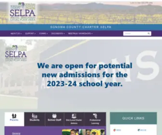 Sonomacharterselpa.org(Sonoma County SELPA) Screenshot