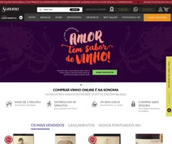 Sonoma.com.br(Vinho e Gastronomia Online) Screenshot