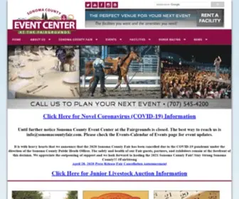 Sonomacountyfair.com(Sonoma County Fairgrounds) Screenshot