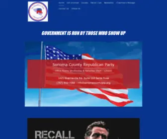 Sonomacountygop.org(Sonoma County GOP) Screenshot