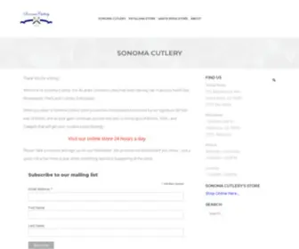 Sonomacutlery.com(Sonoma Cutlery) Screenshot