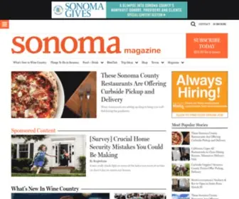 Sonomamag.com(Sonoma Magazine) Screenshot