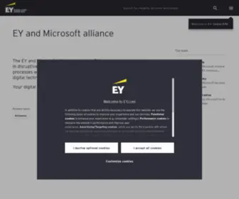 Sonomapartners.com(EY and Microsoft alliance) Screenshot