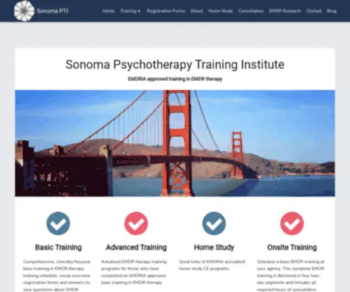 Sonomapti.com(Sonoma Psychotherapy Training Institute) Screenshot