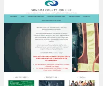 Sonomawib.org(A Service Provided by the Sonoma County Workforce Investment Board) Screenshot