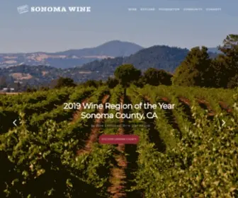 Sonomawine.com(Sonoma County) Screenshot