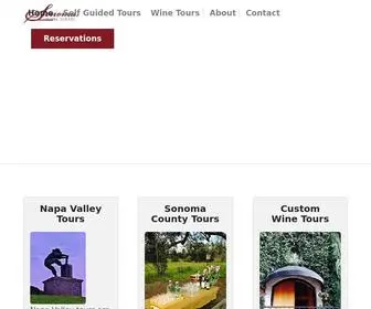 Sonomawinetours.com(Private Wine Tours) Screenshot