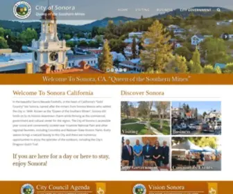 Sonoraca.com(City of Sonora) Screenshot