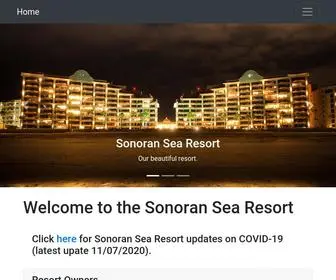 Sonoransearesort.org(Sonoran Sea Resort) Screenshot