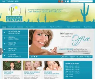 Sonoranskydental.com(Phoenix Dentist) Screenshot