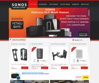 Sonos-TR.com(SONOS KABLOSUZ Hi Fi Müzik Sistemleri) Screenshot