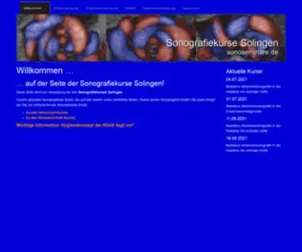 Sonoseminare.de(Willkommen) Screenshot