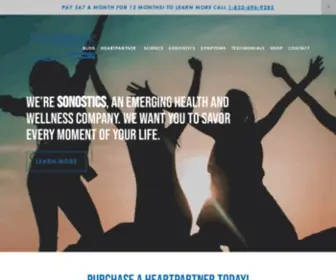 Sonostics.com(Sonostics) Screenshot