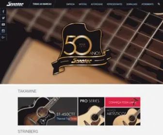 Sonotec.com.br(Music & Sound) Screenshot