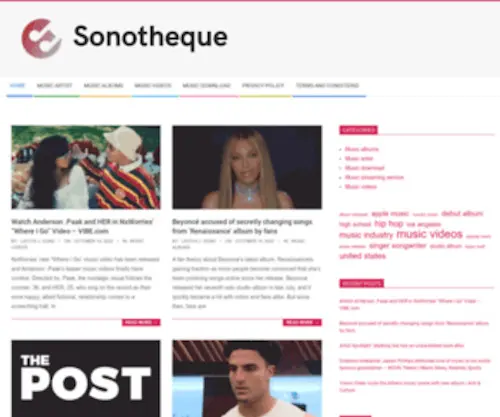 Sonotheque.net(Sonotheque) Screenshot