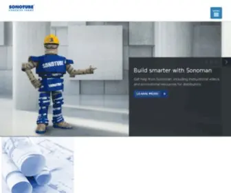 Sonotube.com(Tubes, Cores, and Fiber Concrete Columns) Screenshot