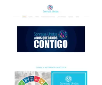 Sonrisasunidas.net(Fundacion sin fines de lucro) Screenshot