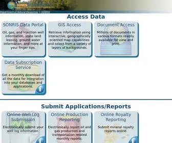 Sonris.com(Strategic Online Natural Resources Information System) Screenshot