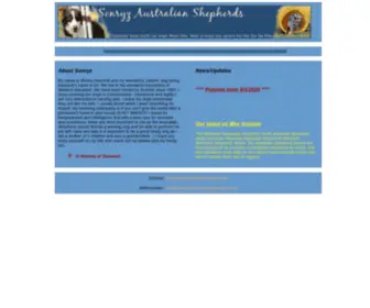 Sonryzaussies.com(Sonryz Australian Shepherds) Screenshot