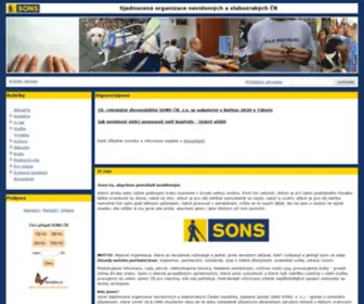 Sons.cz(SONS ČR) Screenshot