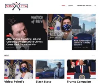 Sonsof1776.com(Sons of 1776) Screenshot