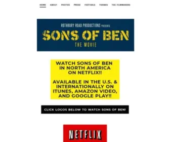 Sonsofbenmovie.com(Sonsofbenmovie) Screenshot