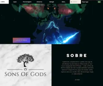 Sonsofgodsrpg.com(Sons Of Gods) Screenshot