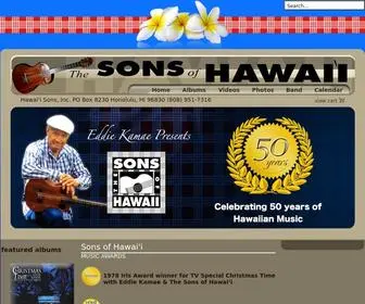 Sonsofhawaii.com(Sons of Hawaii Home Page) Screenshot