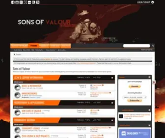 SonsofValour.net(Sons of Valour) Screenshot