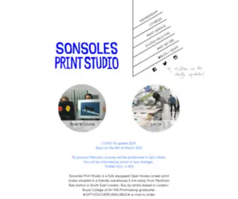 Sonsolesprintstudio.co.uk(Sonsoles print studio) Screenshot