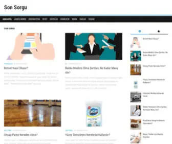 Sonsorgu.com(Son Sorgu) Screenshot