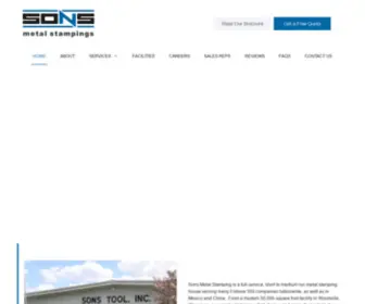 Sonstool.com(Sons Tool Inc) Screenshot