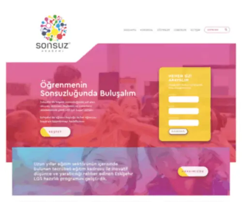 Sonsuzakademi.com(Eskişehir LGS Hazırlık) Screenshot