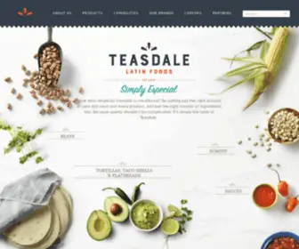 Sontava.com(Teasdale Latin Foods) Screenshot