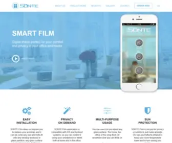 Sonte.com(Smart film for your windows and panes) Screenshot