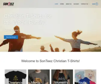 Sonteez.com(Christian Shirts & T) Screenshot