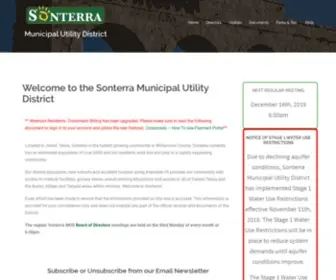 Sonterramud.org(Municipal Utility District) Screenshot