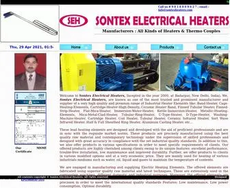 Sontexheaters.com(Sontex Electrical Heaters) Screenshot