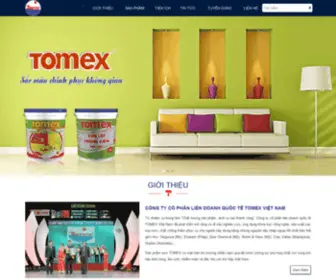 Sontomex.com(Sơn Tomex Việt Nam) Screenshot